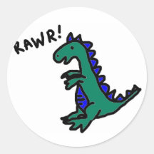 ¡Rawr! Pegatinas de Dino