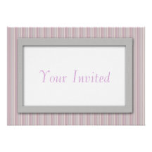 Raya de las tarjetas del día de San Valentín Invitaciones Personalizada