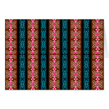 Raya ornamental tarjeta