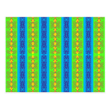 Raya ornamental tarjetas postales