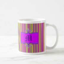 Rayado inicial taza de café