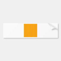 Rayas amplias - naranja - naranja y ámbar etiqueta de parachoque