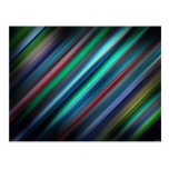Rayas coloridas 2 tarjetas postales
