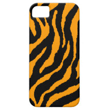 Rayas de neón del tigre del tigre 80s de Corey (na iPhone 5 Carcasas