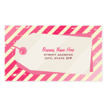 Rayas de Ombre y tarjeta del comercio al por menor Tarjetas Personales