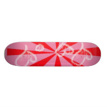rayas del amor patineta personalizada