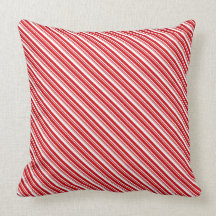 Rayas del bastón de caramelo almohadas