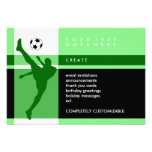 rayas del fútbol invitaciones personalizada