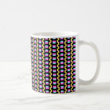 Rayas geométricas tazas