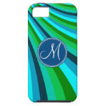 Rayas maravillosas de la diapositiva del arco iris iPhone 5 fundas