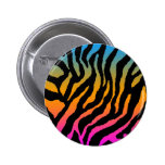 RAYAS MULTICOLORAS RETRAS del TIGRE del TIGRE 80s  Pin