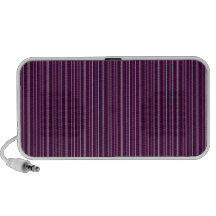 Rayas púrpuras portátil altavoces