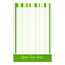 Rayas verdes; Lindo Papeleria Personalizada