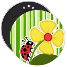 Rayas verdes; Rayado; Mariquita Pins