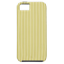 Rayas verticales del oro iPhone 5 Case-Mate funda