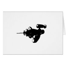 Raygun negro felicitacion 