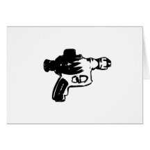 Raygun negro tarjeton