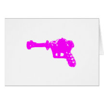 Raygun rosado felicitación