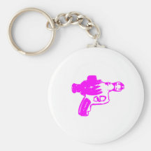 Raygun rosado llavero