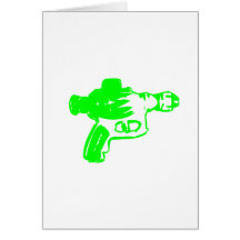 Raygun verde felicitación