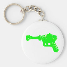 Raygun verde llavero