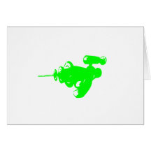 Raygun verde tarjetón
