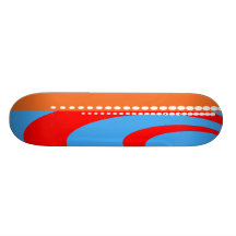 Rayo azul patín personalizado