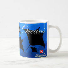 Rayo de Manta - ahorre nuestros océanos Taza De Café