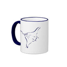Rayo de Manta del vuelo Tazas