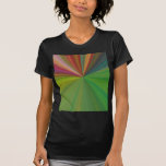 Rayos abstractos frescos camisetas