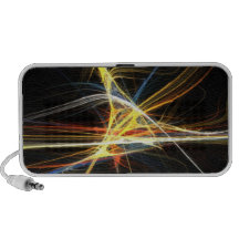 Rayos amarillos laptop altavoz