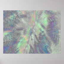 Rayos del color, extracto digital poster