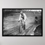 Raza de bicicleta de seis días 1909 impresiones