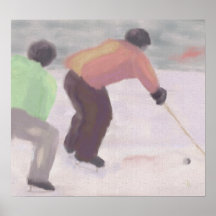Raza del hockey, poster