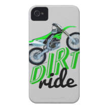 Raza del motocrós iPhone 4 carcasas
