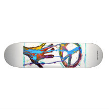 reachin para la paz tabla de skate
