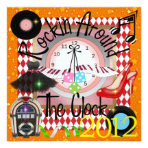 Real un fiesta de Noche Vieja de Rockin - SRF Anuncios Personalizados