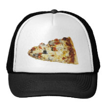 Rebanada de pizza gorro de camionero