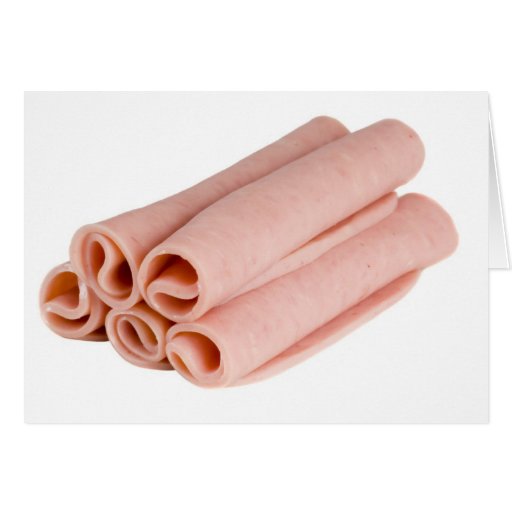 Rebanadas de jamón felicitacion 