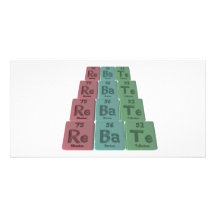 Rebate-Re-Ba-Te-Rhenium-Barium-Tellurium.png Tarjetas Fotográficas Personalizadas