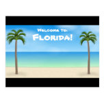 Recepción a la Florida: Postal de la escena de la 