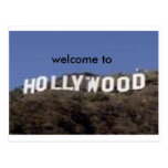 recepción a la postal de hollywood