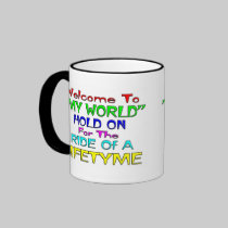 Recepción a "mi mundo " tazas