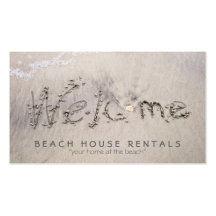 Recepción de la casa de playa (imagen adicional) tarjetas de visita