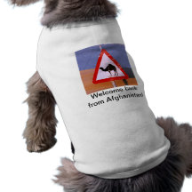 Recepción detrás de Afganistán Camiseta De Perro