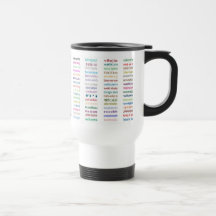 Recepción en taza del viaje de 80 idiomas