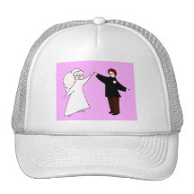 Recepción nupcial 9 gorro de camionero