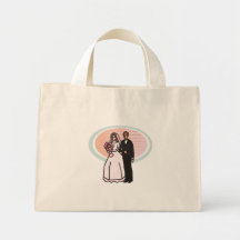 Recepciones nupciales 2 bolsa lienzo