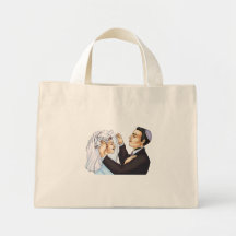 Recepciones nupciales 6 bolsa lienzo