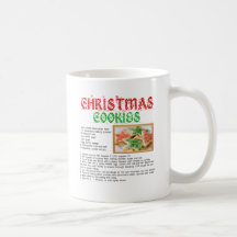 Receta de las galletas del navidad tazas